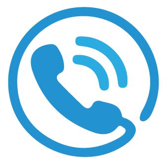 Blue Phone Icon transparent PNG - StickPNG