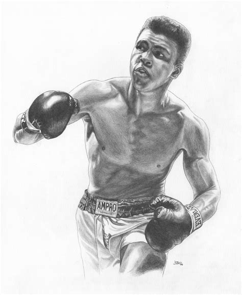 Cassius Clay Champ Muhammed Ali Pencil Print | Buy Original Artwork and Fine Art Prints