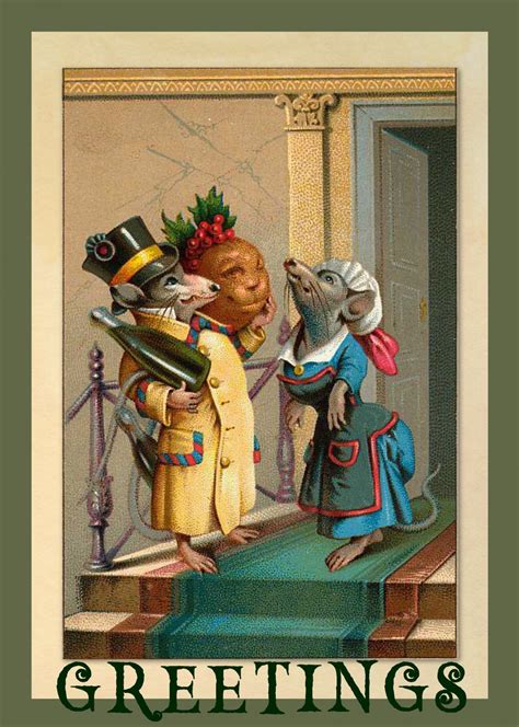 Vintage Christmas Card Free Stock Photo - Public Domain Pictures
