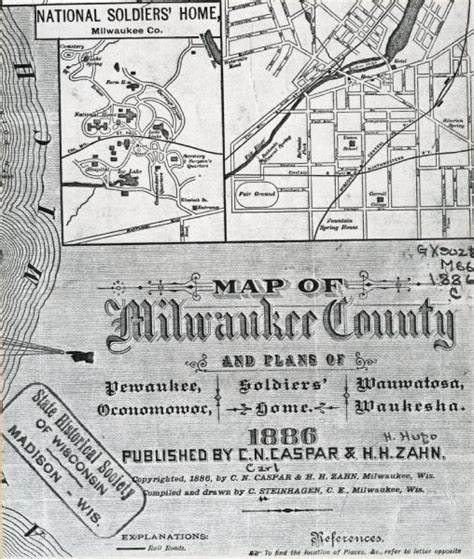 Map of Milwaukee County | Map or Atlas | Wisconsin Historical Society