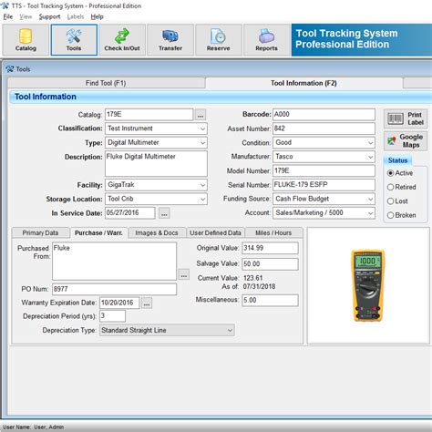 tool tracking software system | GigaTrak