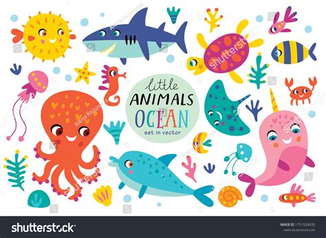 3,160 Cartoon Shark Under Sea Images, Stock Photos & Vectors | Shutterstock