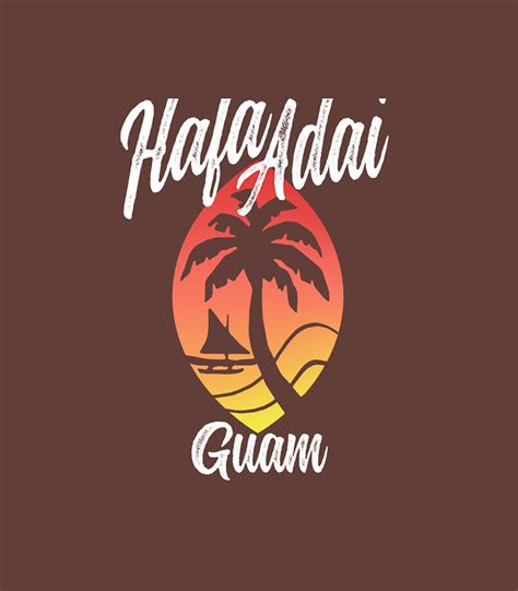 Guam Hafa Adai Beach Guamanian Chamorro Islander Digital Art by Sawyei ...