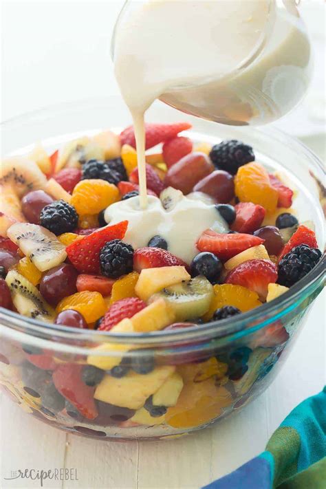 creamy fruit salad dressing