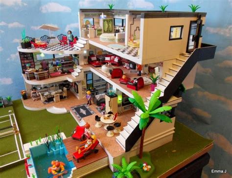 playmobil modern mansion - Google Search | Art deco home, Playmobil ...