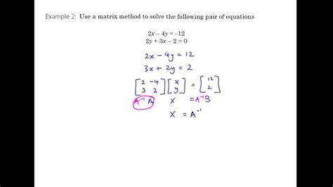 How To Calculate Simultaneous Equations Using Matrices - Tessshebaylo