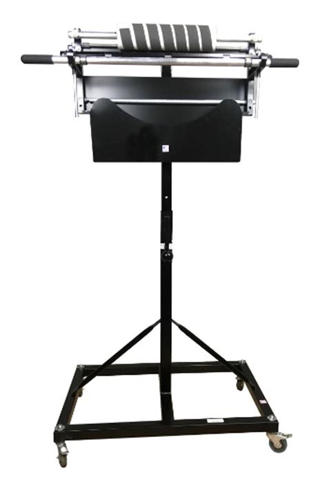 24" Mobile Perforated Poly Bag Roll Stand / Dispenser with Casters