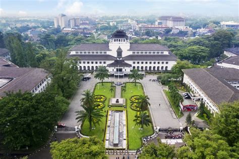 View Of Gedung Sate, An Old Historical Building With Art Deco Style In Bandung, Indonesia ...