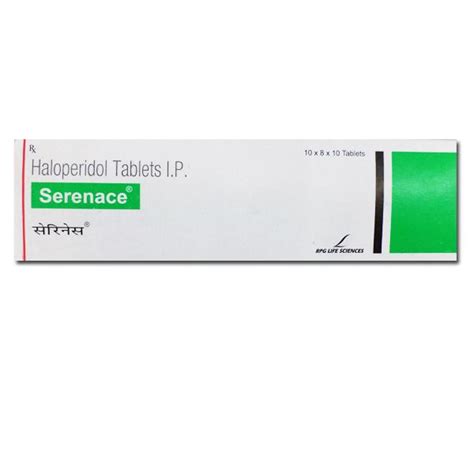 Haloperidol 0.25mg Serenace Tablet | Exporter | Supplier | Distributor