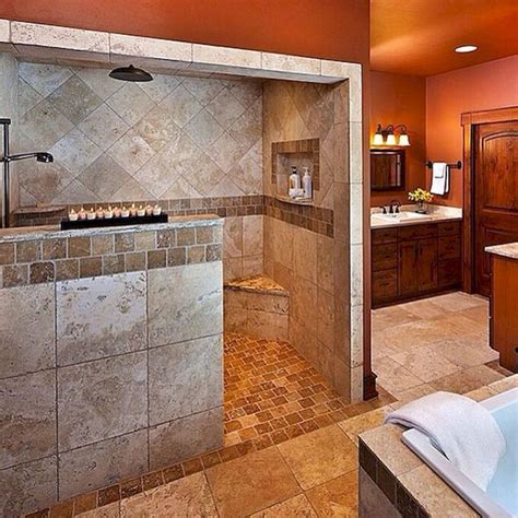 50 Fantastic Walk In Shower No Door for Bathroom Ideas (43) | Master bathroom shower, Bathroom ...