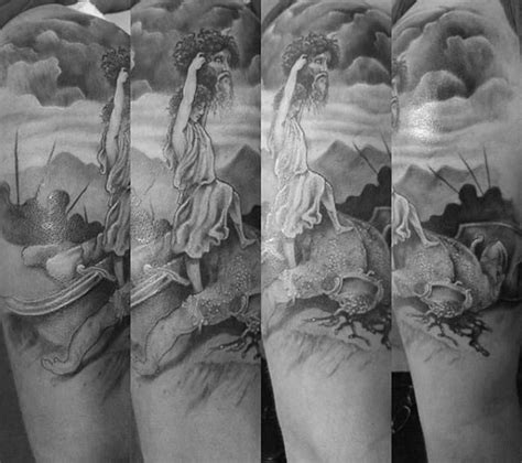 30 David And Goliath Tattoo Designs For Men - Manly Ideas