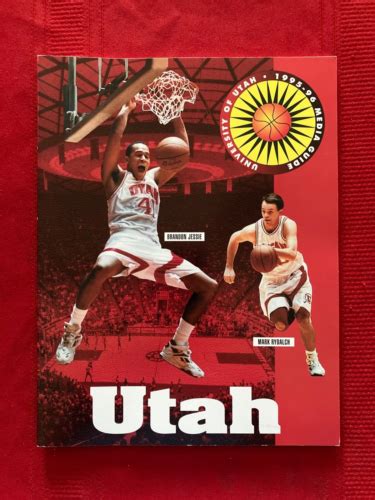 1995-1996 NCAA Utah Utes basketball media guide / No. 12 / Jessie / Van ...