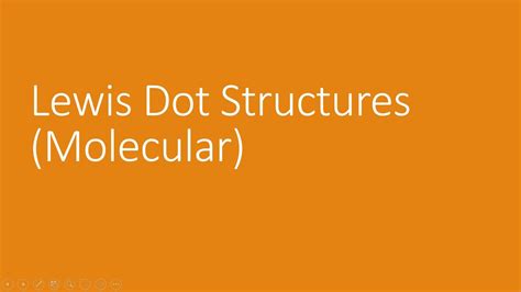 2.8 Lewis Dot Structures (Molecular) - YouTube