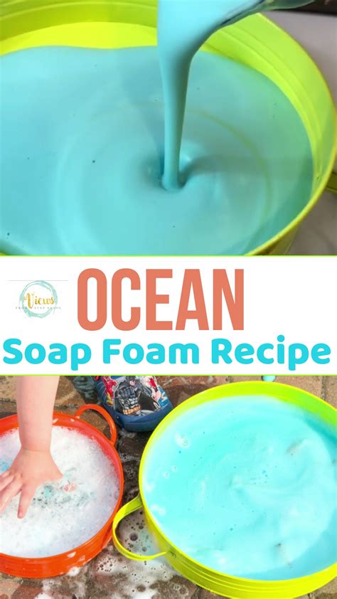 Ocean Soap Foam Sensory Bin | Sensory activities toddlers, Toddler activities, Toddler learning ...