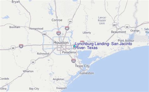 Lynchburg Landing, San Jacinto River, Texas Tide Station Location Guide