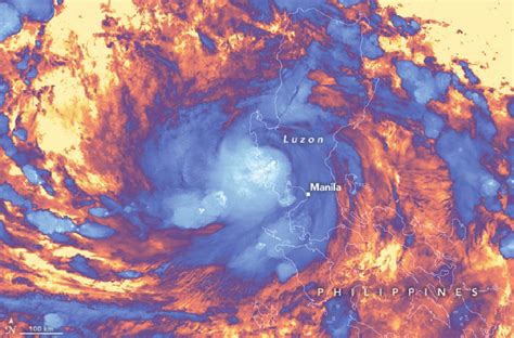 Satellite Image Shows Typhoon Noru Strike The Philippines - International Business Weekly