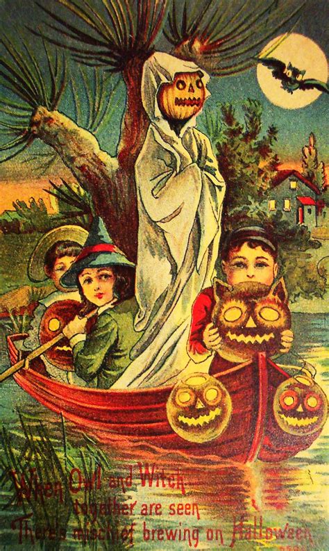 Vintage Halloween Postcards From the 1910s ~ Vintage Everyday