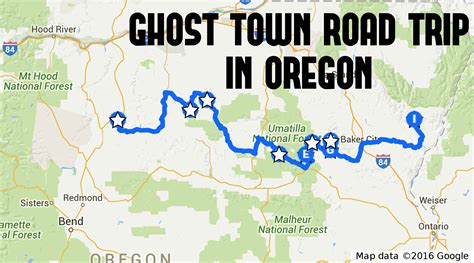 Oregon Ghost Towns Map - Tupper Lake Ny Map