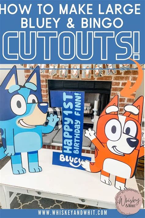 Bluey Themed DIY Kid’s Birthday Party 💙 Bluey Crafts + Finn’s 1 Year ...