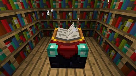 Bookshelves needed to reach different levels of enchantments in Minecraft