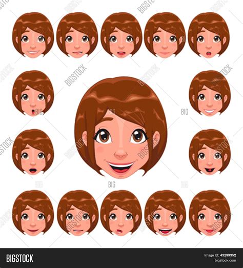 Girl Expressions Lip Vector & Photo (Free Trial) | Bigstock