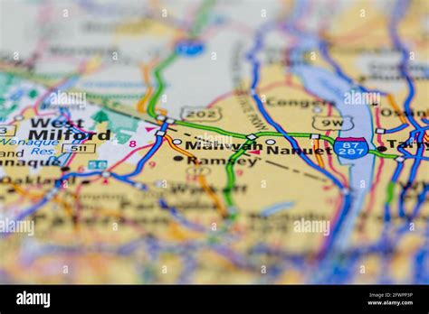 Mahwah new jersey map hi-res stock photography and images - Alamy