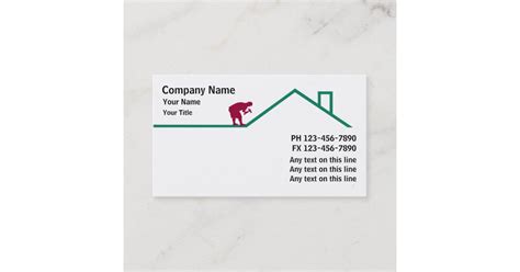 Roofing Business Cards | Zazzle