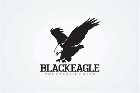 black eagle logo design template 14468097 Vector Art at Vecteezy