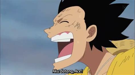 Moment luffy menghajar garp di marineford Luffy vs Garp Sub indo (One ...