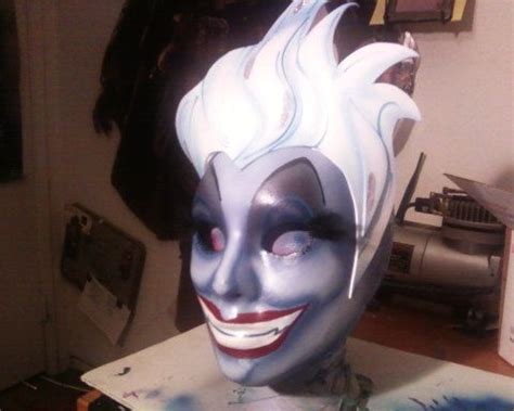 disney ursula mask - Google Search | Halloween face, Halloween face makeup, Face makeup