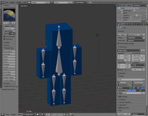 rigging - Weight paint not showing - Blender Stack Exchange