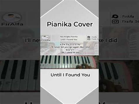 Georgia, Wrap me up in all your, Until I Found You - Pianika Cover ...