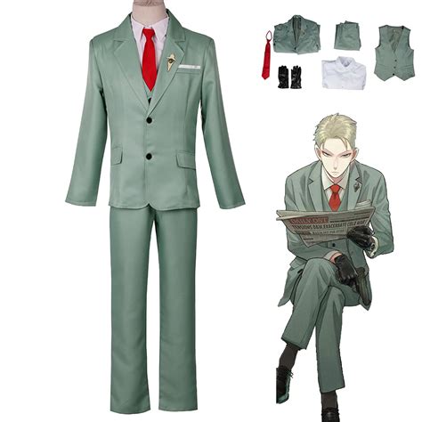 Anime Spy X Family Loid Forger Cosplay Costume Full Set,S - Walmart.com