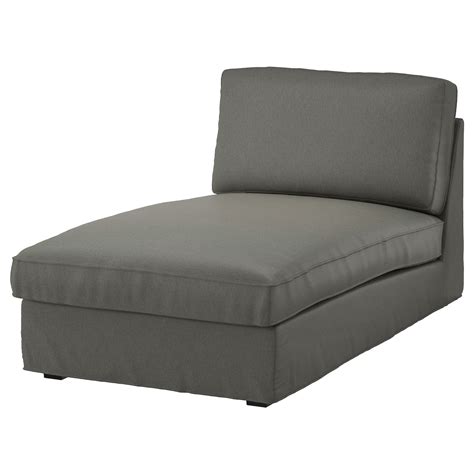 KIVIK Chaise longue Borred grey-green - IKEA