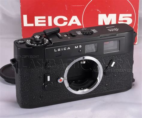 Leica M5 Black Chrome – FLASHBACK CAMERA