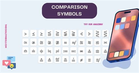 Comparison Symbols | Copy and Paste Comparison Symbols