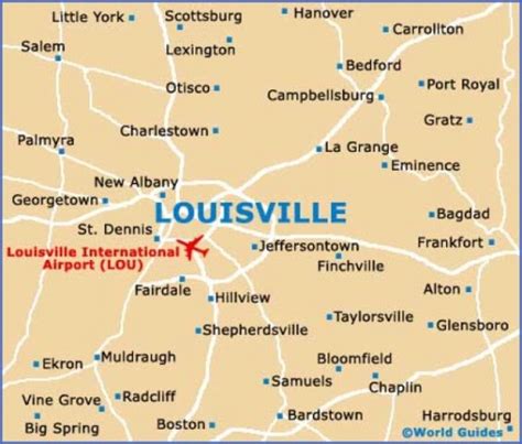 Louisville Map and Guide - ToursMaps.com