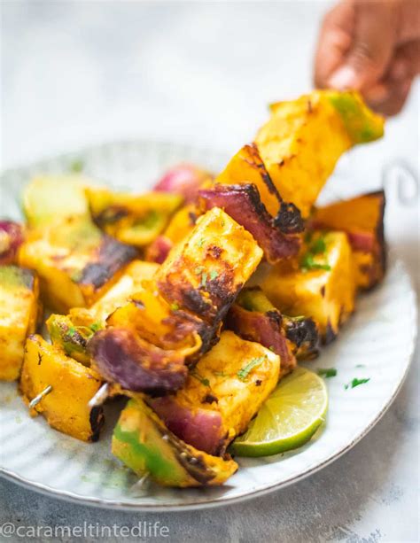 Paneer Tikka - Easy Indian Appetizer | Caramel Tinted Life