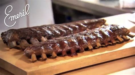 Simple Oven-Baked Barbecue Ribs - Emeril Lagasse - YouTube (With images ...