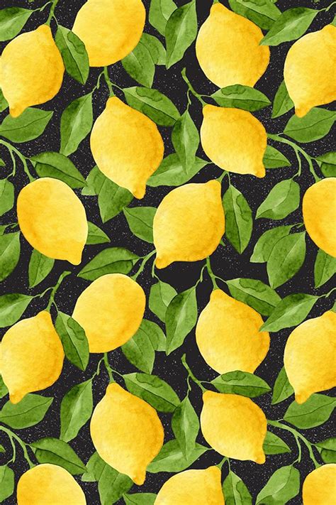 Retro Lemon Wallpaper - werohmedia