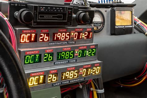 Back To The Future Delorean Interior