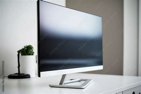 White LED gamer monitor made especially for those who like to play! One ...