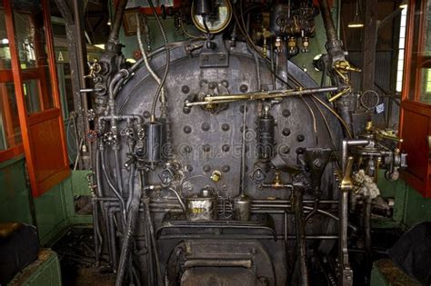 Inside the Engine Room of a Steam Train Stock Photo - Image of steam ...