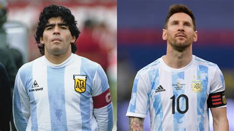 Maradona vs. Messi with Argentina: who won the most titles, matches and scored the most goals