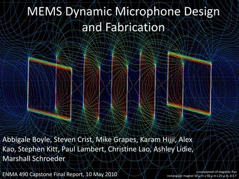 PPT - MEMS Dynamic Microphone Design and Fabrication PowerPoint ...