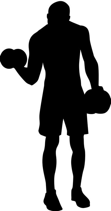 Weight Lifting Silhouette at GetDrawings | Free download