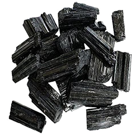 Natural Black Tourmaline Rock for protection from negativity & negative people Reiki Healin ...