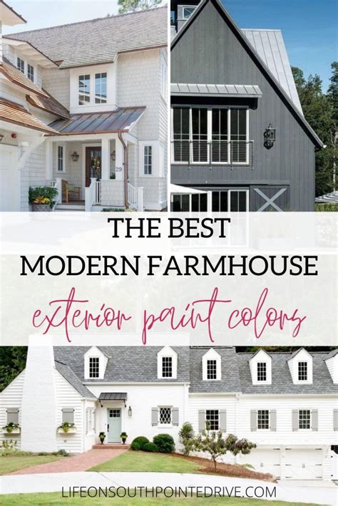 Most Popular Exterior Paint Colors | Modern Farmhouse Paint Colors