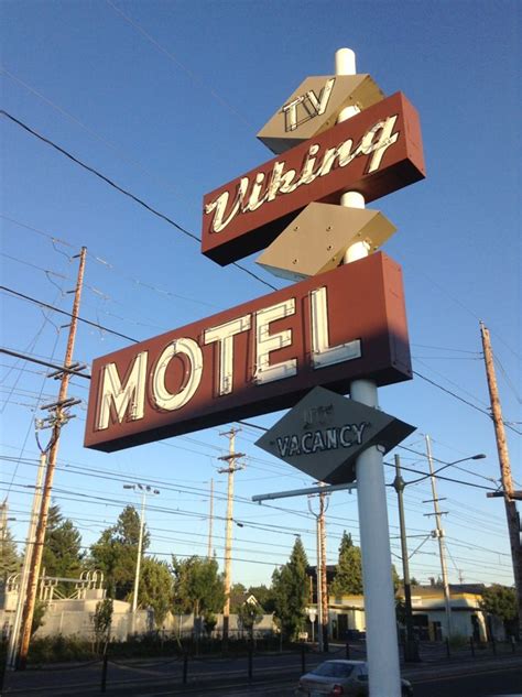 Viking Motel | Motel, Retro sign, Vikings