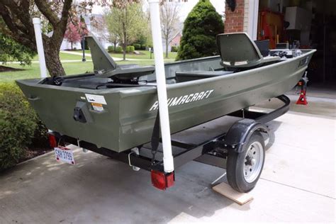 Aluminum 12 ft John boat w/ Trailer for Sale in Northfield, OH - OfferUp